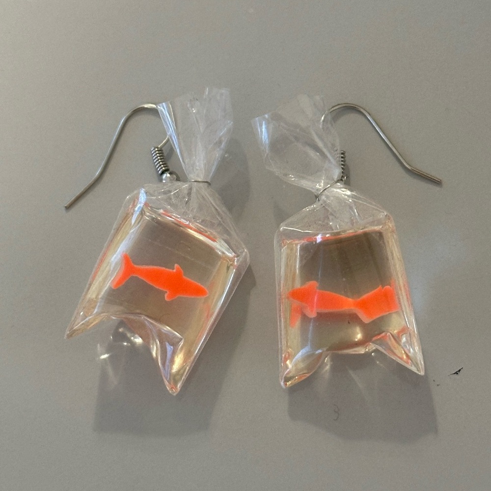 Goldfish Dangle Earrings